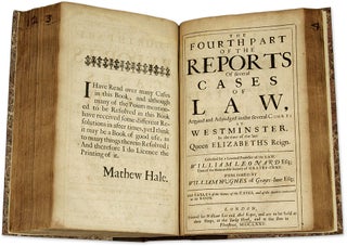 Reports and Cases of Law, Argued and Adjudged in the Courts of...