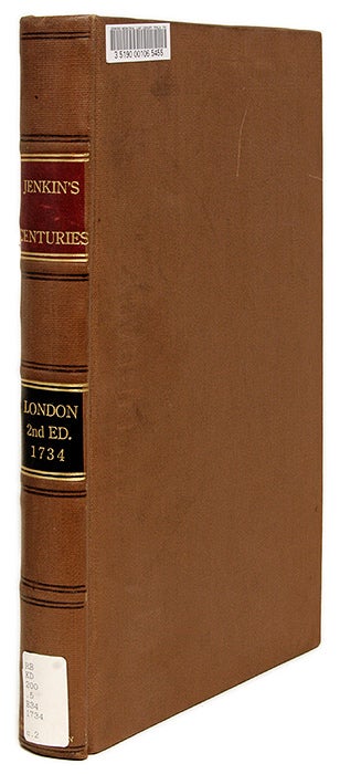Item #69185 Eight Centuries of Reports: Or, Eight Hundred Cases Solemnly Adjudged. David Jenkins, Samuel Morris.