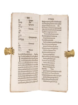 De Interpretandis Romanorum Litteris Opusculum, Rome, 1509.