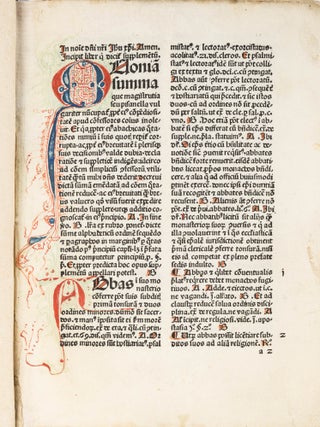 Supplementum Summae Pisanellae, Consilia Contra Judaeos, Venice, 1482.