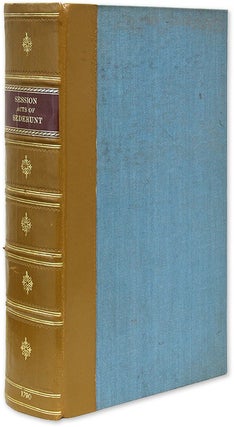 Item #69765 The Acts of Sederunt of the Lords of Council and Session, From the. Alexander Tait,...