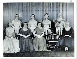 Item #70046 7" x 9-1/4" Black-and-White Press Photograph of Wives of Supreme. United States...