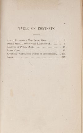 The Penal Code of Alabama; Prepared by G W Stone and J W Shepherd...