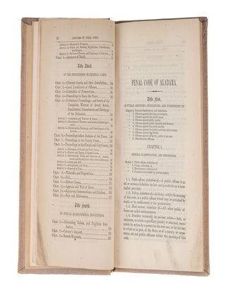 The Penal Code of Alabama; Prepared by G W Stone and J W Shepherd...