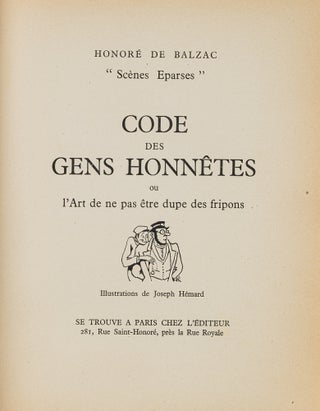 Le Code des Gens Honnetes, Ou l'Art de ne Pas Etre Dupe des Fripons.