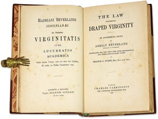 The Law Concerning Draped Virginity, An Academic Study by a Student...