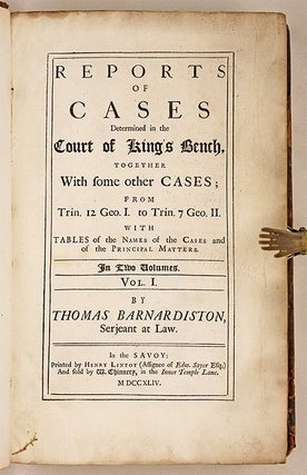 Reports of Cases Determined in the Court of King's Bench, Together...