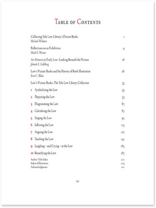Law's Picture Books: The Yale Law Library Collection