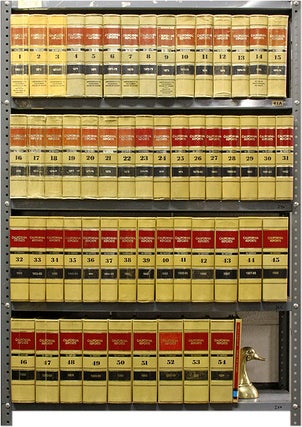 Item #70663 California Reports 3d Vols. 1-54 (1969-1991). Complete set. Bancroft Whitney Co