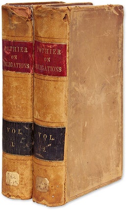 Item #70762 A Treatise on Obligations, Considered in a Moral and Legal View 2 vols. Robert Joseph...