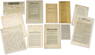 Item #70926 Pamphlets, Circulars, Offprints and Letters Concerning Tariffs. Archive, Tariffs