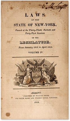 Laws of the State of New-York... 1816 to 1865, in 42 books