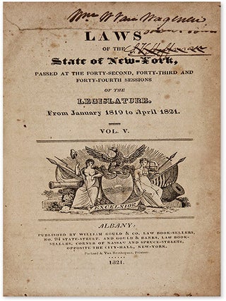 Laws of the State of New-York... 1816 to 1865, in 42 books