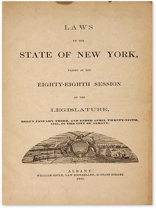Laws of the State of New-York... 1816 to 1865, in 42 books