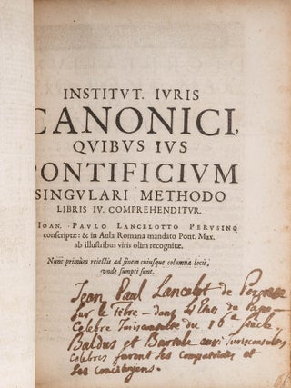 Corpus Iuris Canonici Notis Illustratum, Gregorii XIII... 2 vols.