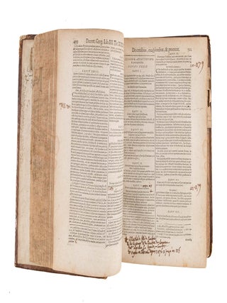 Corpus Iuris Canonici Notis Illustratum, Gregorii XIII... 2 vols.