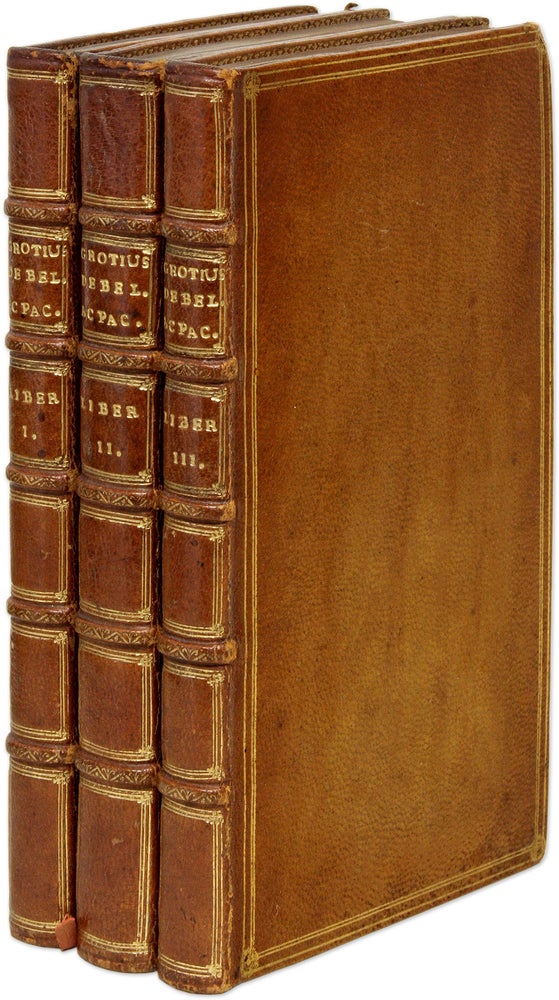 Item #71181 De Jure Belli ac Pacis Libri Tres: In Quibus Jus Naturae & Gentium. Hugo Grotius, Johannes Gronov, Gronow.