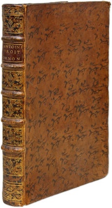 Item #71183 Les Regles du Droit Canon, Dans le Meme Ordre Qu'Elles Sont. Jean Baptiste Dantoine,...