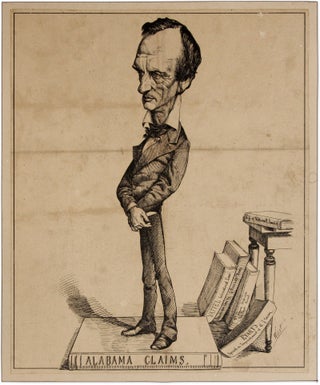 Caricature of William M. Evarts from the New York Daily Graphic, 1874.