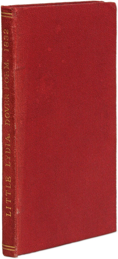 Item #71278 Little Lydia, A Pathetic Ballad, Founded on Fact. Dover, England 1832. Alfred Kent.