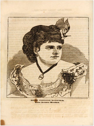 Life, Trial and Conviction of Edward Stokes, For the Assassination...