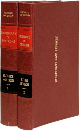 Item #71359 Decisions of the Court of Session, From the Year 1733 to the Year. Patrick Grant...