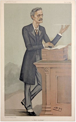 Item #71388 A Chief Secretary. Vanity Fair, December 10, 1896. Spy, Sir Leslie Ward