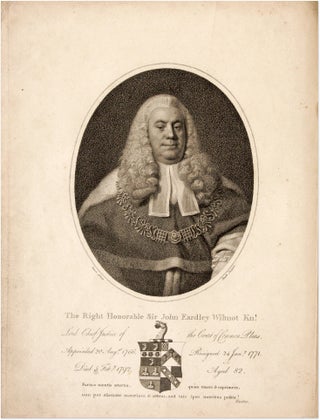 Item #71396 Memoirs of the Life of the Right Honourable Sir John Earley Wilmot. Sir John Eardley...