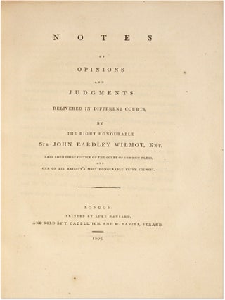 Memoirs of the Life of the Right Honourable Sir John Earley Wilmot.