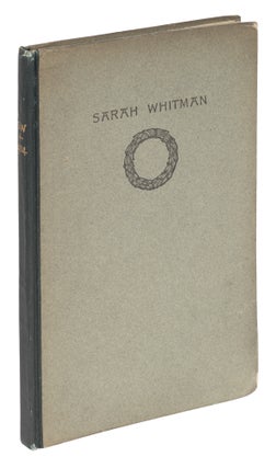 Item #71561 Sarah Whitman, Boston, 1904, Signed by Holmes. Oliver Wendell Holmes, Sarah Wy, Jr:...