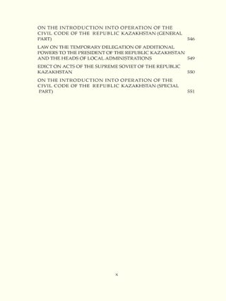 Civil Code of the Republic Kazakhstan. (2021).