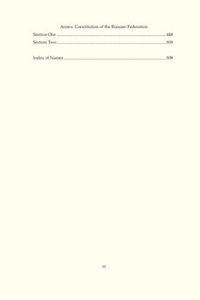 Russian Law and Legal Institutions, Third Edition. 2021.