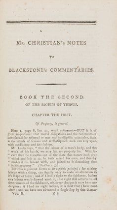 Commentaries on the Laws of England, In Four Books.
