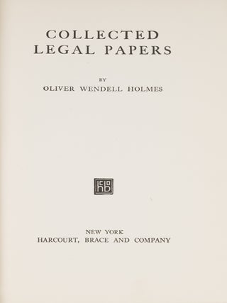 Collected Legal Papers.