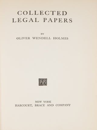 Collected Legal Papers.