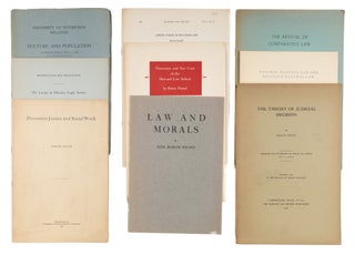 Offprints, Addresses and Pamphlets, 3 of Them Signed by Pound, 1908...