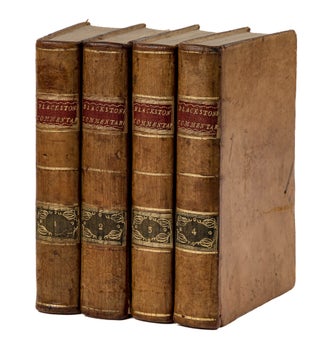 Item #71808 Commentaries on the Laws of England. Dublin, 1773. 4 Volumes. Sir William Blackstone
