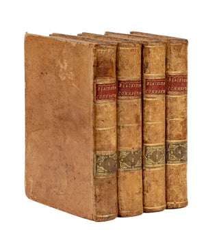 Commentaries on the Laws of England. Dublin, 1773. 4 Volumes.