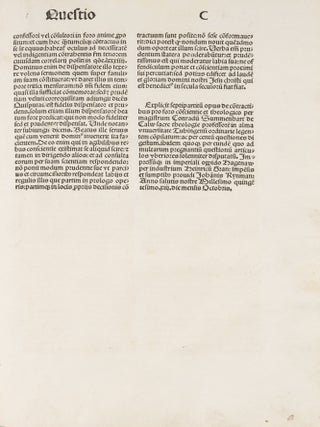 Opus Septipartitum de Contractibus, Hagenau, 13 October 1500.