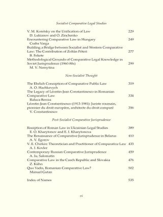 Discovering the Unexpected: Comparative Legal Studies in Eastern...