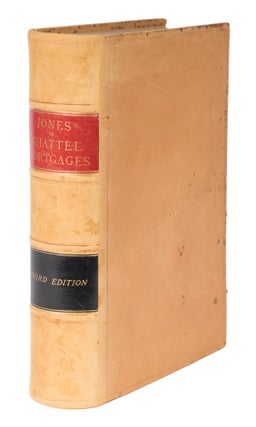 Item #71914 A Treatise on the Law of Mortgages of Personal Property, 3rd ed, 1883. Leonard A. Jones