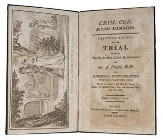 Item #71971 Crim Con œ10,000 Damages Smeeton's Edition of the Trial Between. Trial, Sir Arthur...