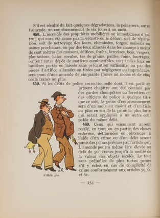 Code Penal: Commentaires Images de Joseph Hemard, Paris, c1940.
