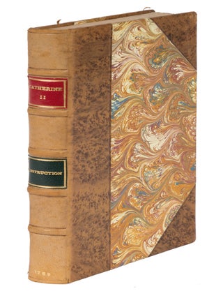 Item #71984 Instruction Donnee par Catherine II, Imperatrice et Legislatrice. Empress of Russia...
