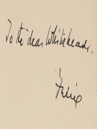 Mr. Justice Holmes, Inscribed by Frankfurter.