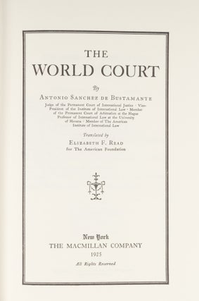 The World Court.