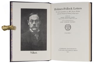 Holmes-Pollock Letters: The Correspondence of Mr Justice Holmes and...