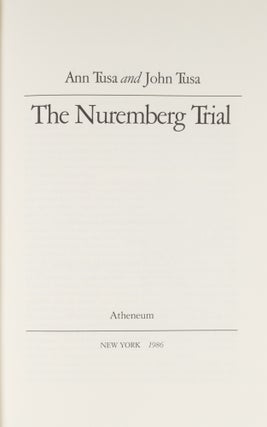 The Nuremberg Trial.