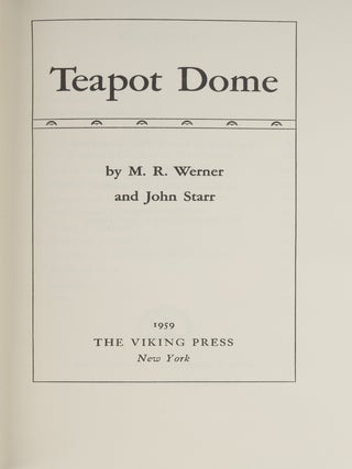 Teapot Dome.