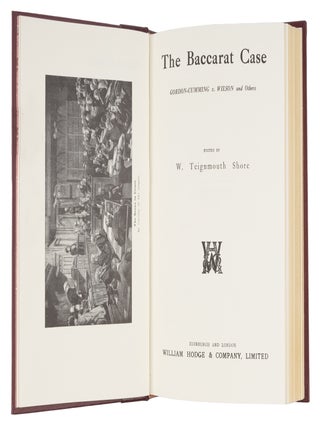 The Baccarat Case. Gordon-Cumming v. Wilson and Others